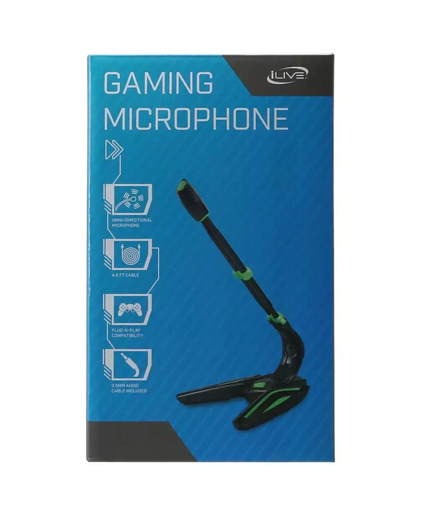 商品iLive|Gaming Style Wired Microphone, IGMIC050GN,价格¥187,第3张图片详细描述