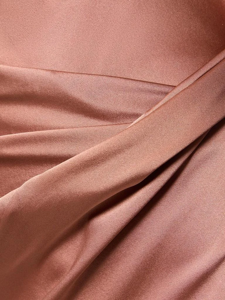 商品Helmut Lang|Draped Silk Stretch Satin Midi Dress,价格¥4059,第3张图片详细描述