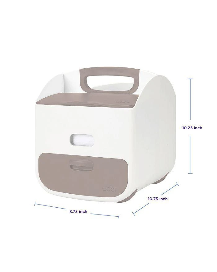 商品Ubbi|Diaper Storage Caddy & Changing Mat,价格¥294,第2张图片详细描述