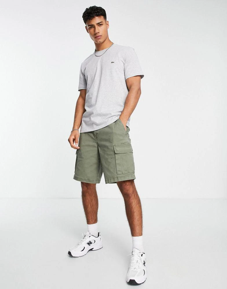 商品Lacoste|Lacoste t-shirt with croc in grey,价格¥421,第3张图片详细描述