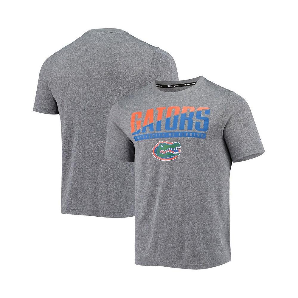 商品CHAMPION|Men's Gray Florida Gators Wordmark Slash T-shirt,价格¥201,第1张图片