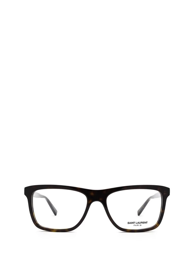 商品Yves Saint Laurent|Saint Laurent Eyewear Sl 481 Dark Havana Glasses,价格¥1568,第1张图片