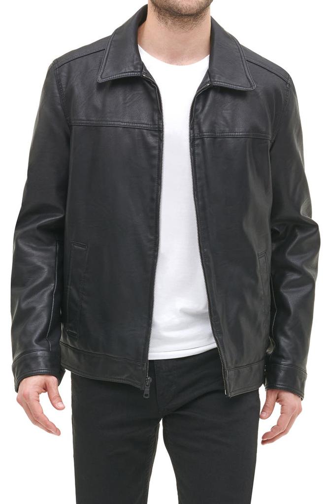 Faux Leather Classic Jacket商品第1张图片规格展示