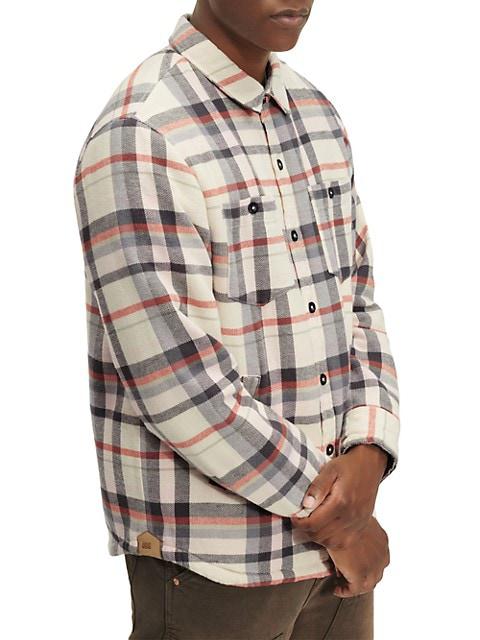 Braxton Plaid Shirt Jacket商品第4张图片规格展示