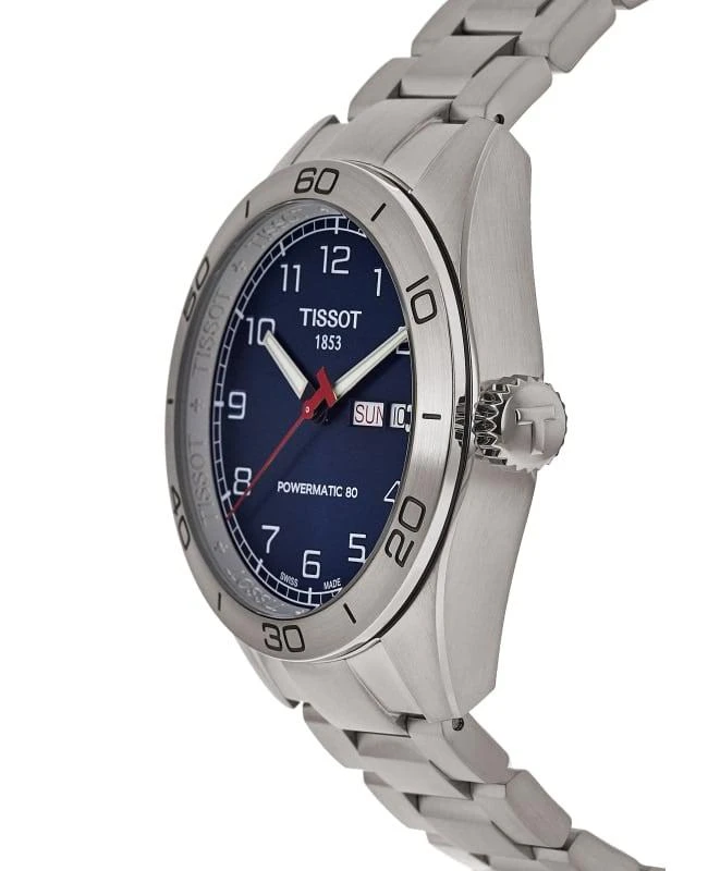 商品Tissot|Tissot PRS 516 Powermatic 80 Blue Dial Steel Men's Watch T131.430.11.042.00,价格¥4401,第4张图片详细描述