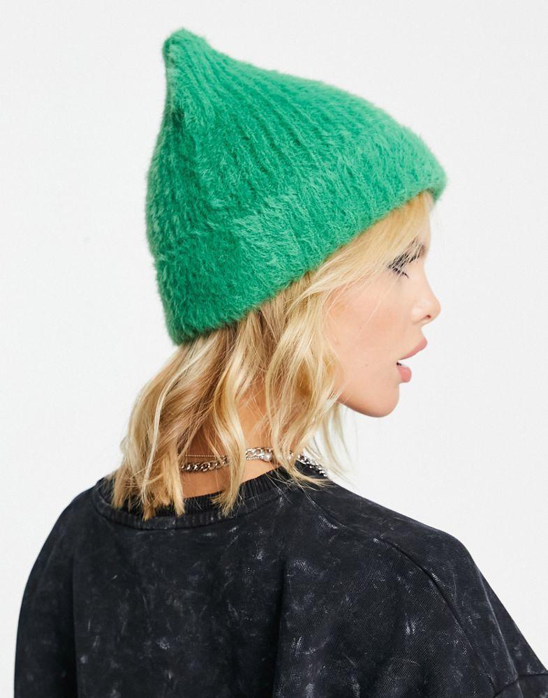 商品Topshop|Topshop supersoft beanie in green,价格¥106,第5张图片详细描述