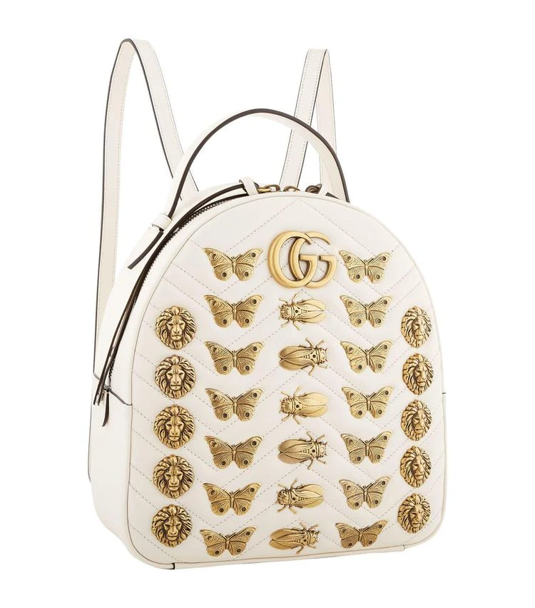 商品Gucci|Marmont Bug Chevron Backpack,价格¥18334,第3张图片详细描述