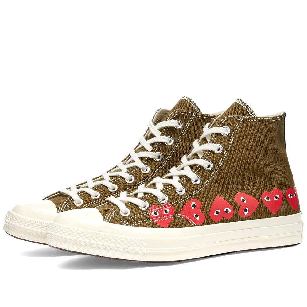 商品Comme des Garcons|Comme des Garcons Play x Converse Chuck Taylor Multi Heart 1,价格¥1200,第1张图片