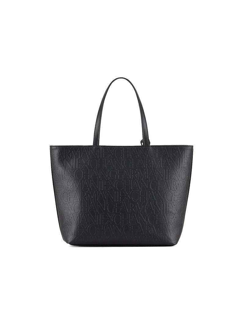 Black Zip-Top Shopping Bag商品第3张图片规格展示