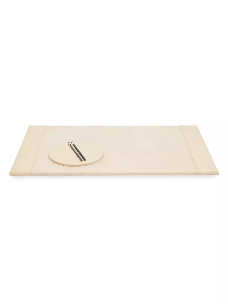 商品Pigeon & Poodle|Orsett Leather Desk Blotter & Mouse Pad Set,价格¥1964,第1张图片