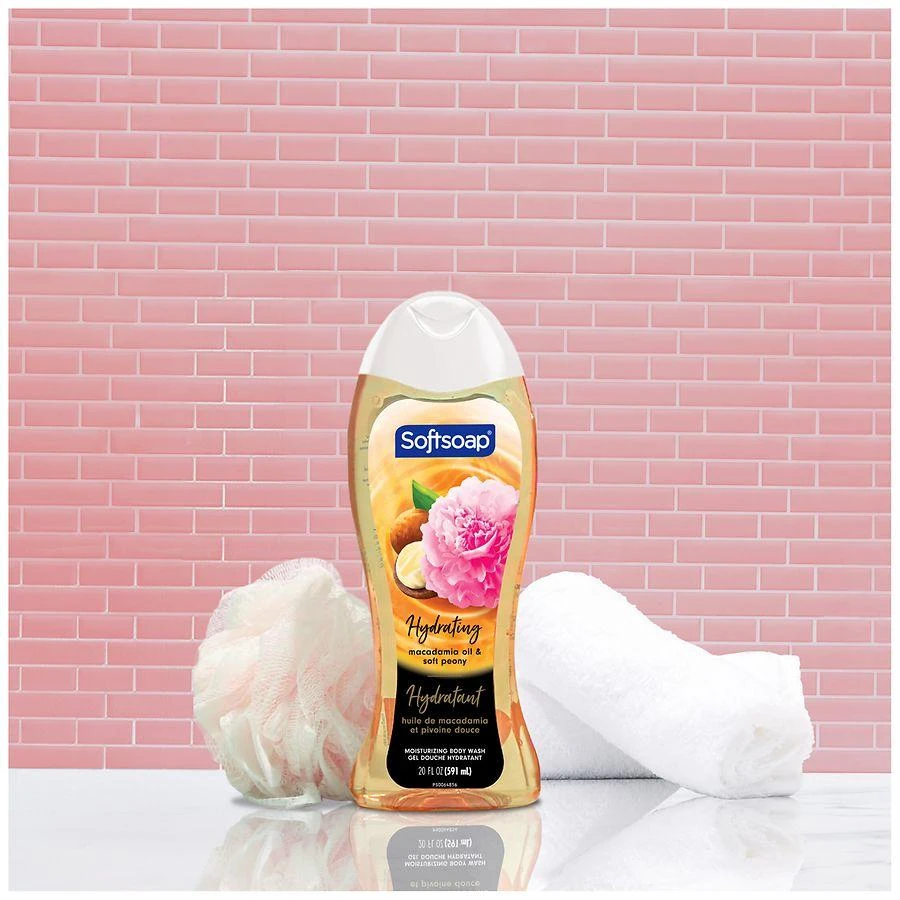 商品Softsoap|Moisturizing Body Wash Macadamia Oil and Soft Peony,价格¥51,第4张图片详细描述