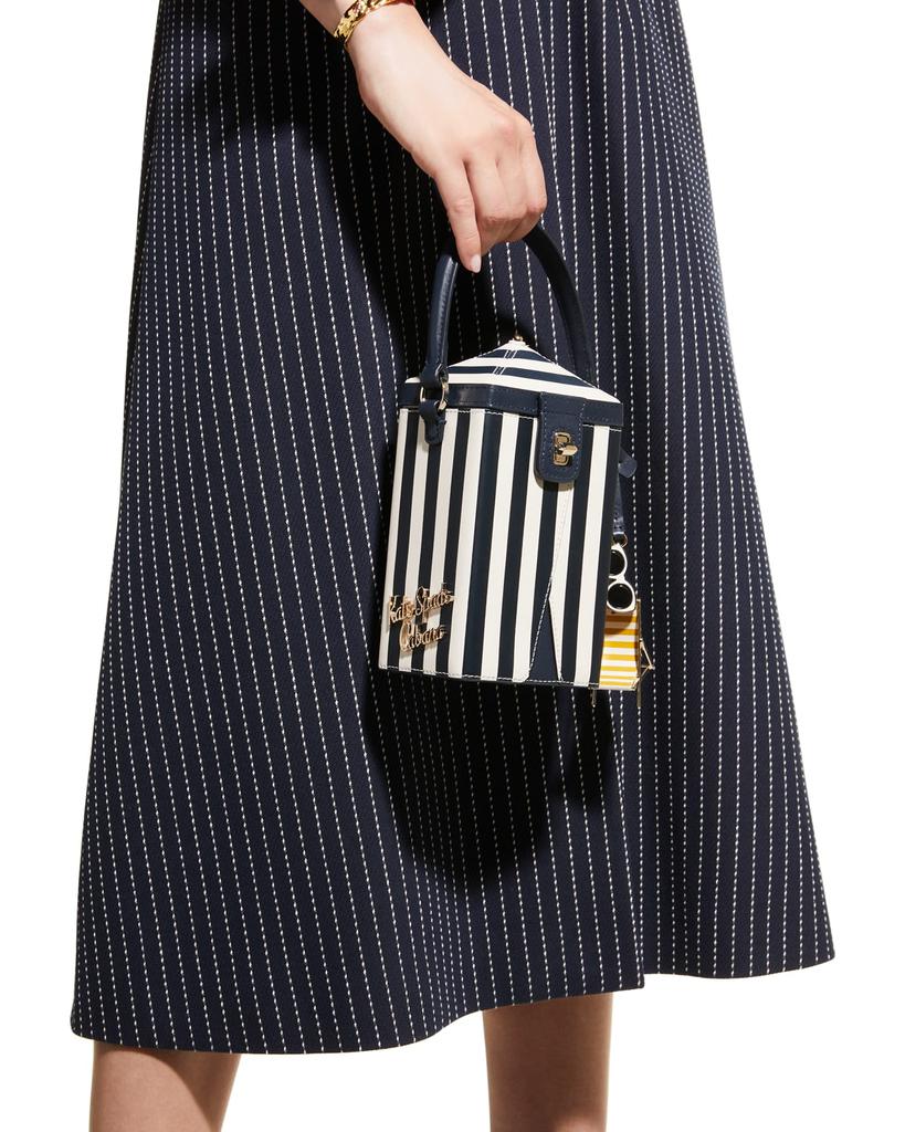 sunkiss beach stripe-print top-handle bag商品第4张图片规格展示
