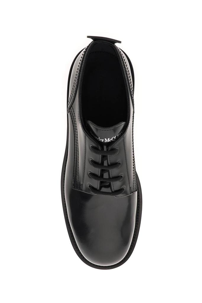 Alexander Mcqueen Brushed Leather Lace Up Shoes商品第2张图片规格展示