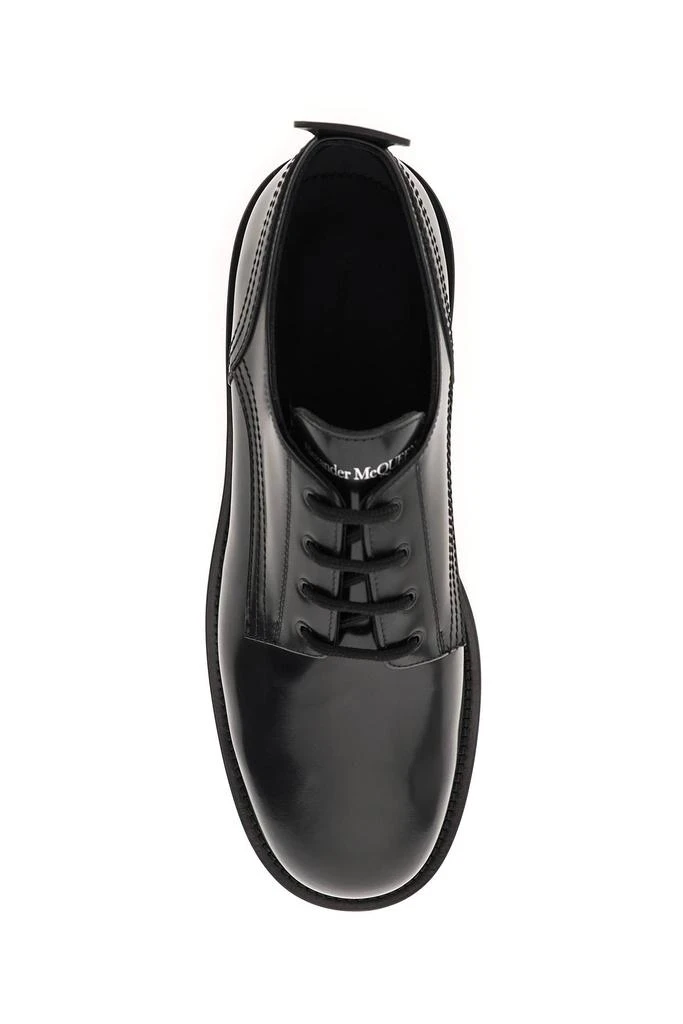 商品Alexander McQueen|Alexander Mcqueen Brushed Leather Lace Up Shoes,价格¥2487,第2张图片详细描述