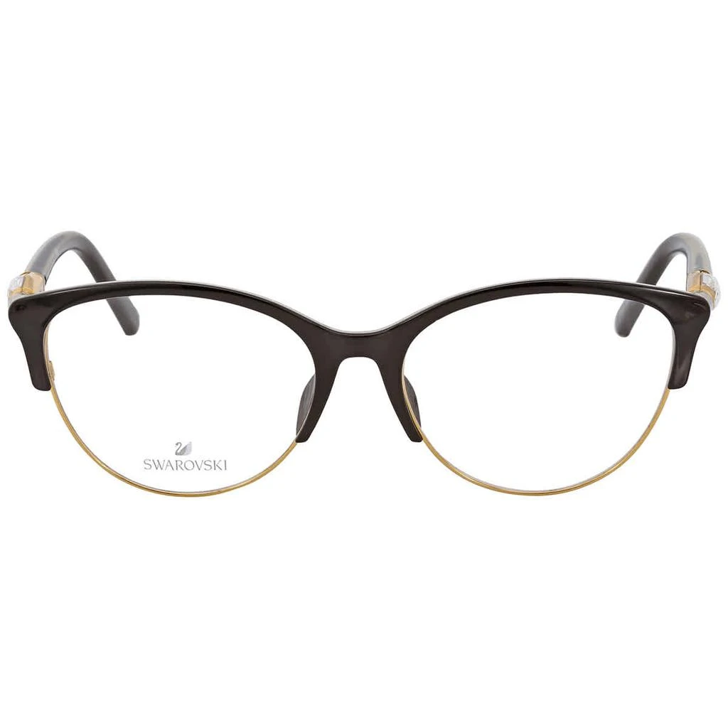 商品Swarovski|Swarovski Demo Cat Eye Ladies Eyeglasses SK5338 001 53,价格¥372,第2张图片详细描述