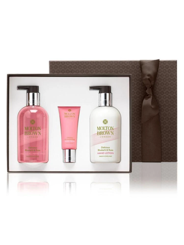 商品Molton Brown|大黄与玫瑰手部护理礼物套装,价格¥484,第1张图片