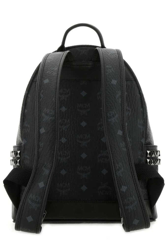 商品MCM|MCM Stark Side Studs Logo Printed Backpack,价格¥5668,第2张图片详细描述