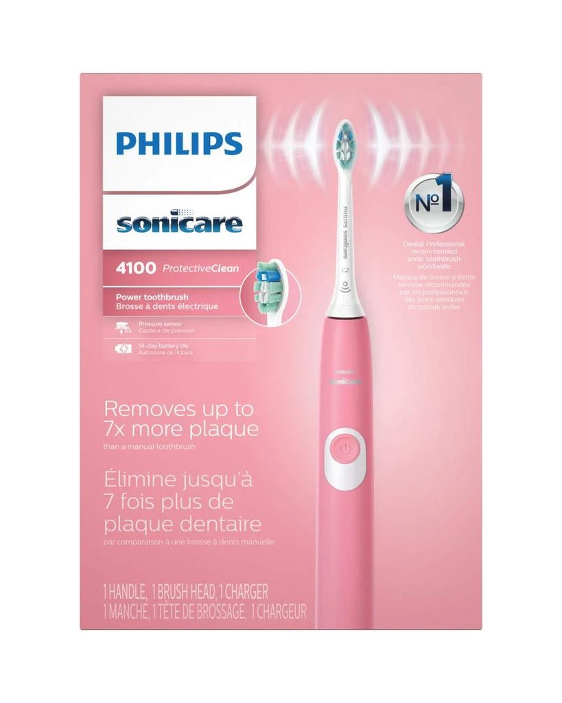 Philips Sonicare ProtectiveClean 4100 Rechargeable Electric Power Toothbrush, Pink, HX6815/01 商品