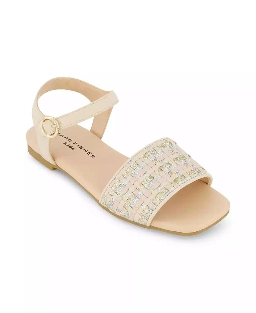 商品Marc Fisher|Little and Big Girls Hazel Woven Open Toe Sandals,价格¥172,第1张图片