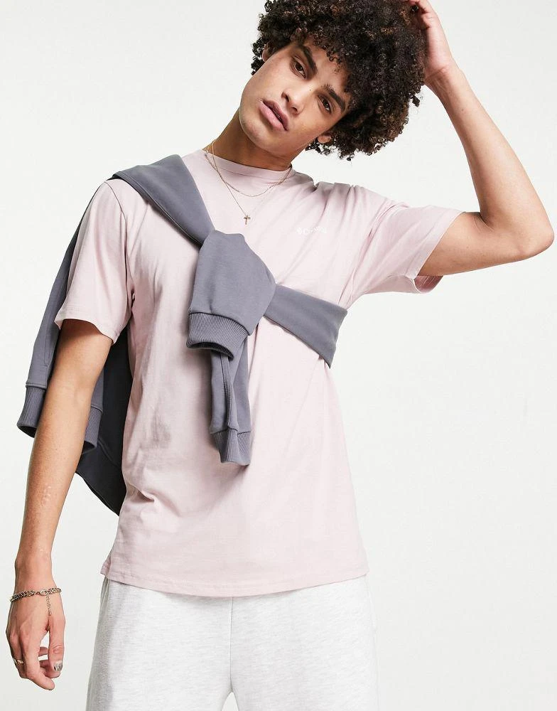 商品Columbia|Columbia Tillamook t-shirt in pink Exclusive at ASOS,价格¥142,第2张图片详细描述