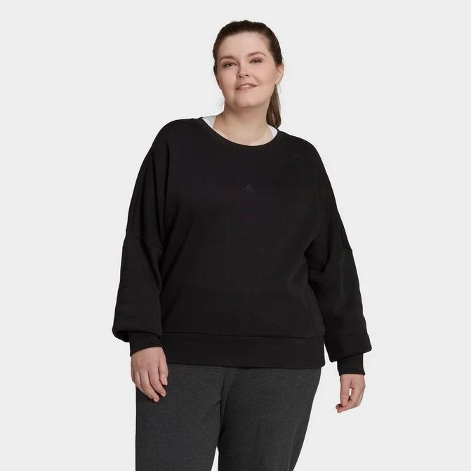 商品Adidas|Women's adidas ALL SZN Fleece Sweatshirt (Plus Size),价格¥406,第1张图片