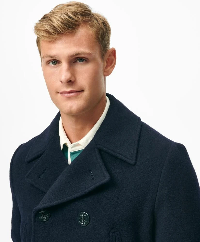 商品Brooks Brothers|Wool Peacoat,价格¥3412,第5张图片详细描述