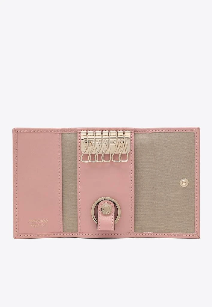商品Jimmy Choo|Leather Keychain Wallet,价格¥2760,第3张图片详细描述