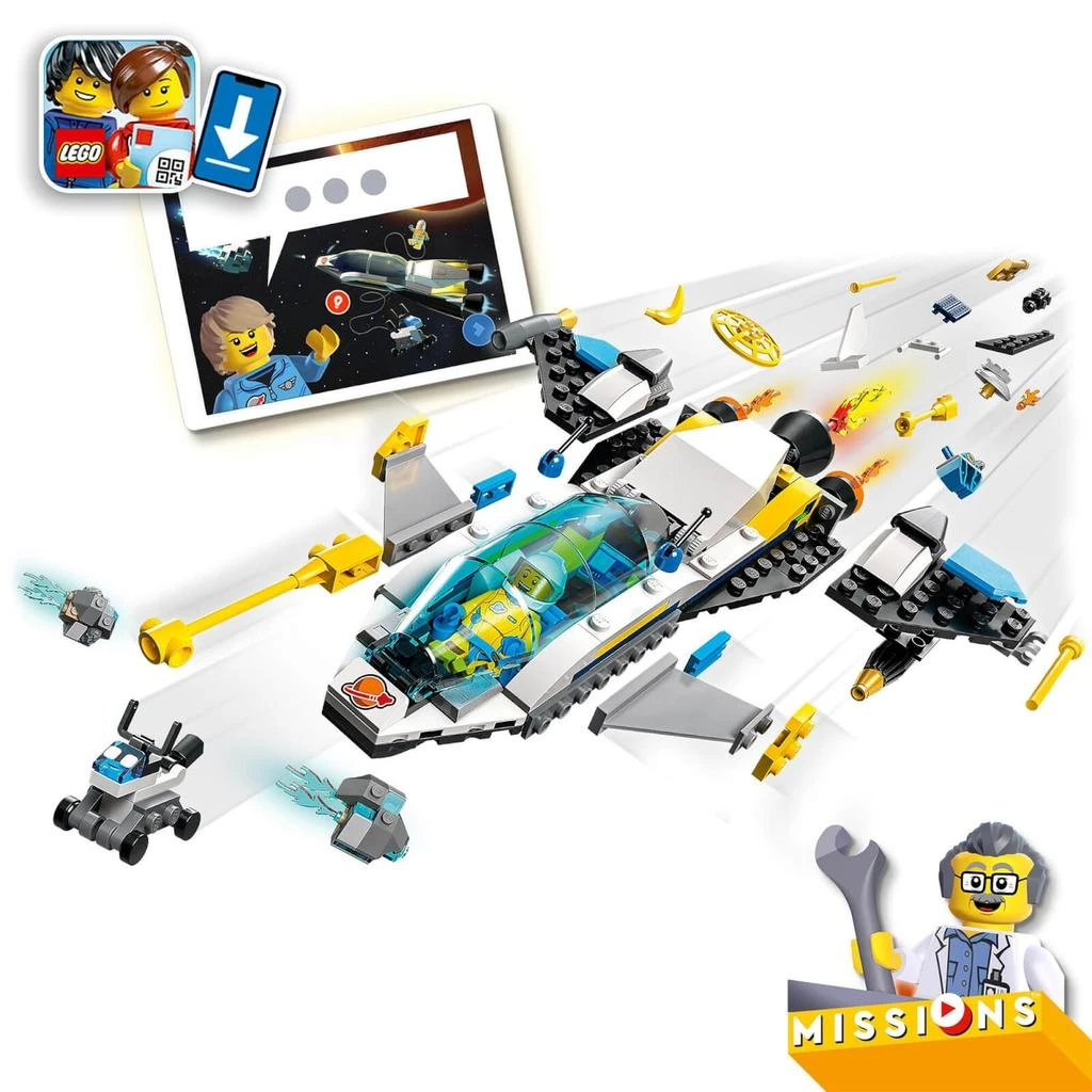 商品LEGO|LEGO City: Mars Spacecraft Exploration Missions App Set (60354),价格¥337,第3张图片详细描述