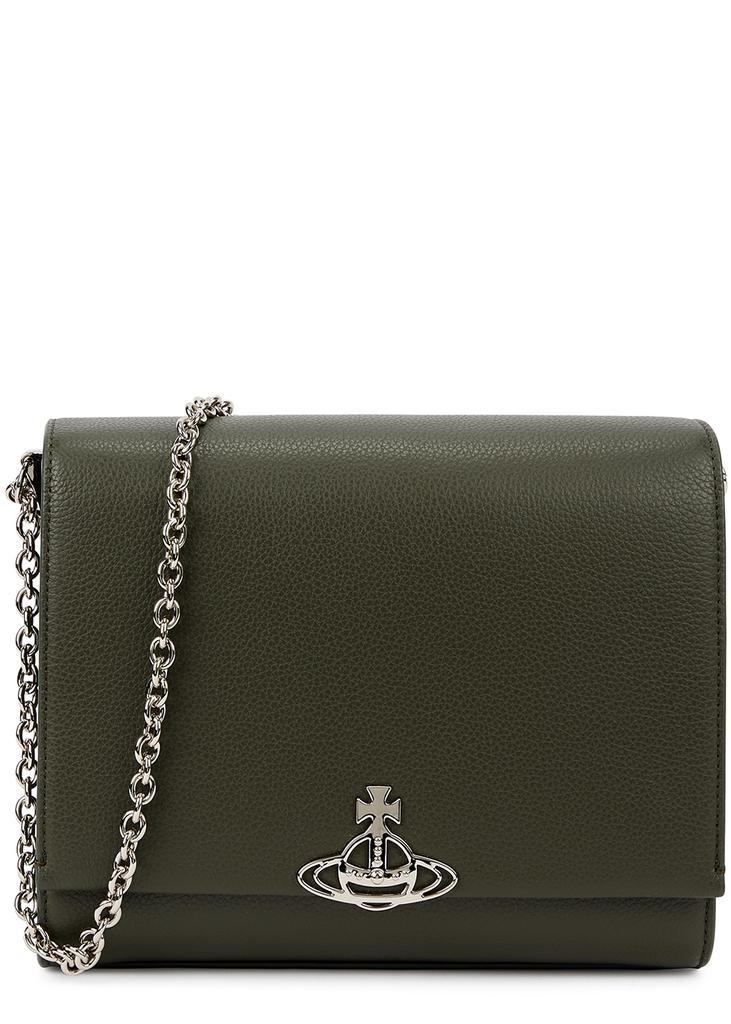 商品Vivienne Westwood|Lucy medium green leather cross-body bag,价格¥3550,第1张图片