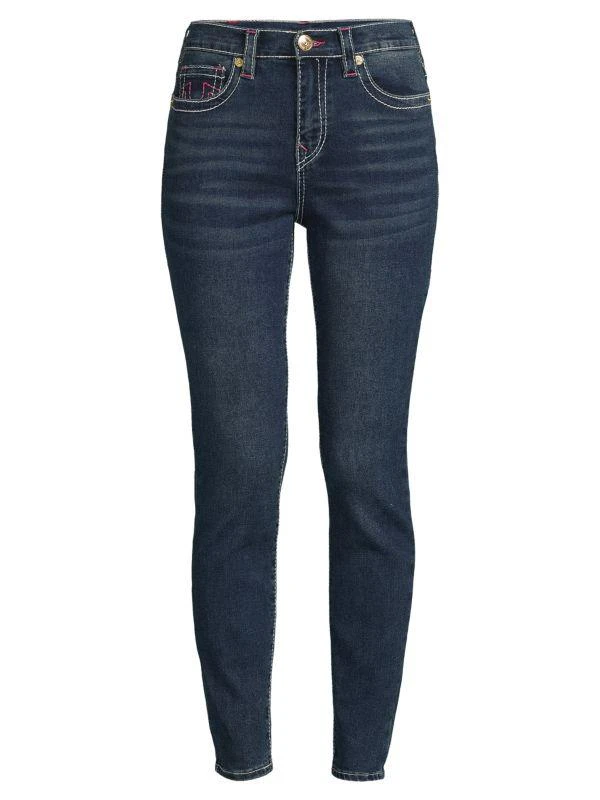 商品True Religion|Hallie High Rise Skinny Jeans,价格¥281,第3张图片详细描述