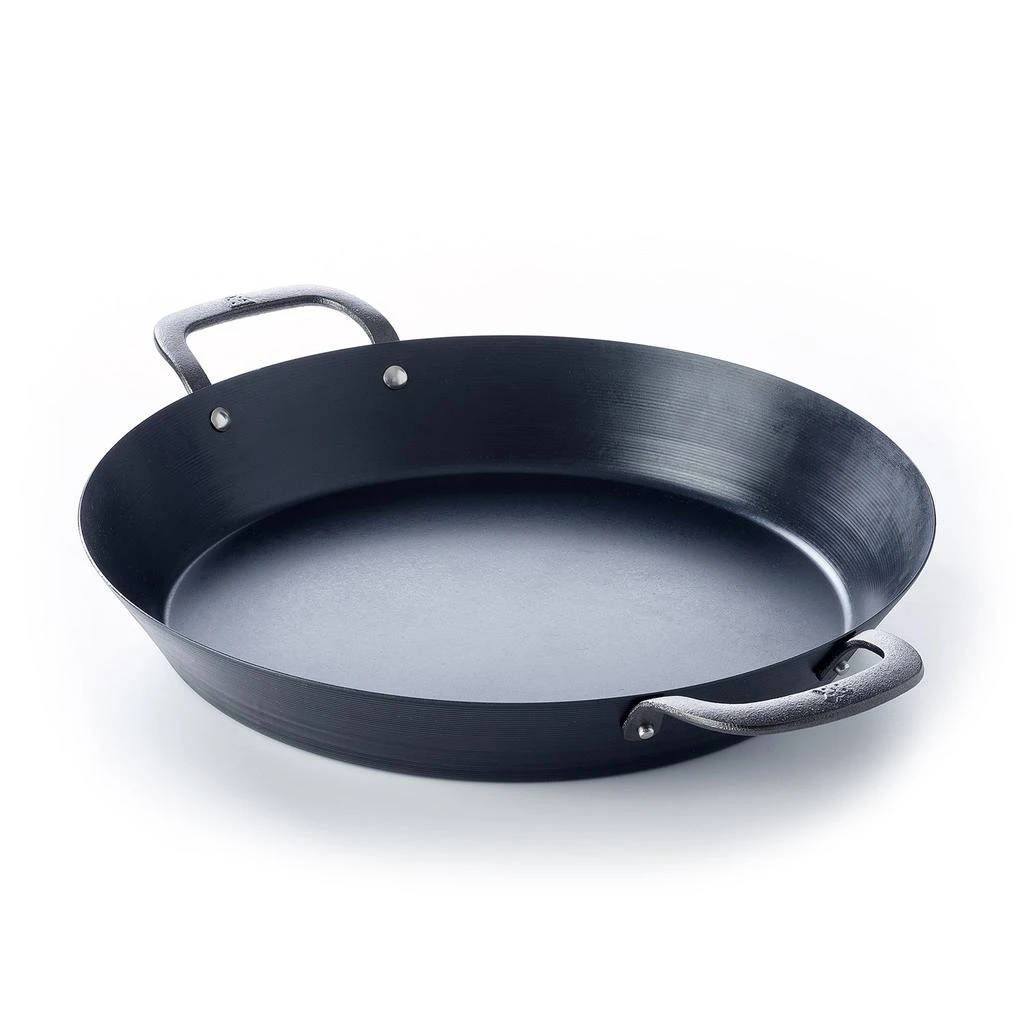 商品BK Cookware|BK Cookware Black Steel Paella Pan w/Side Handles,价格¥632,第1张图片