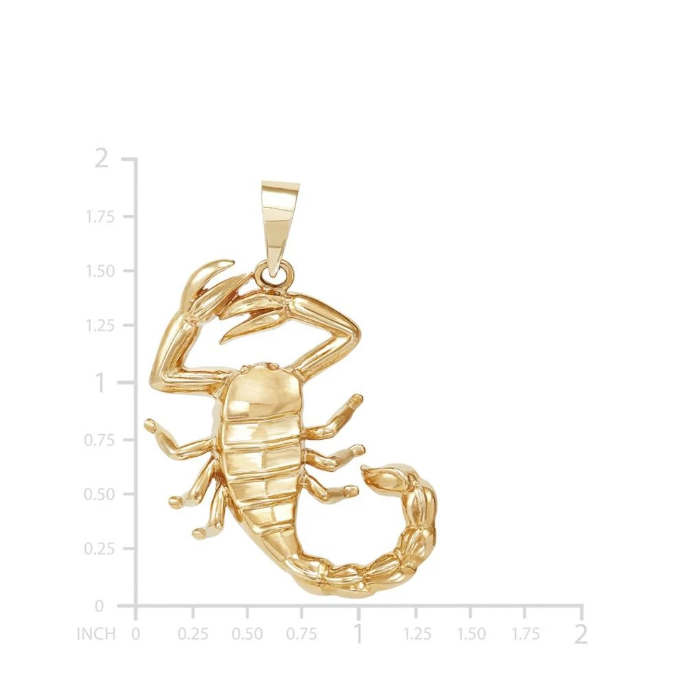商品Macy's|Polished Scorpion Pendant in 10k Gold,价格¥14874,第3张图片详细描述