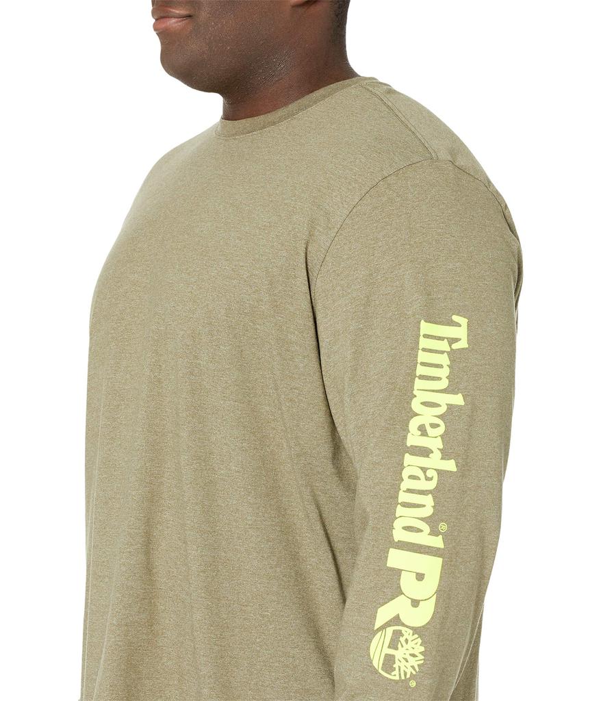 Extended Base Plate Long Sleeve T-Shirt with Logo商品第3张图片规格展示