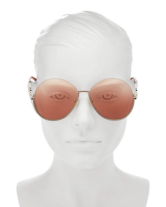 商品Chloé|Women's Round Sunglasses, 61mm,价格¥4433,第2张图片详细描述