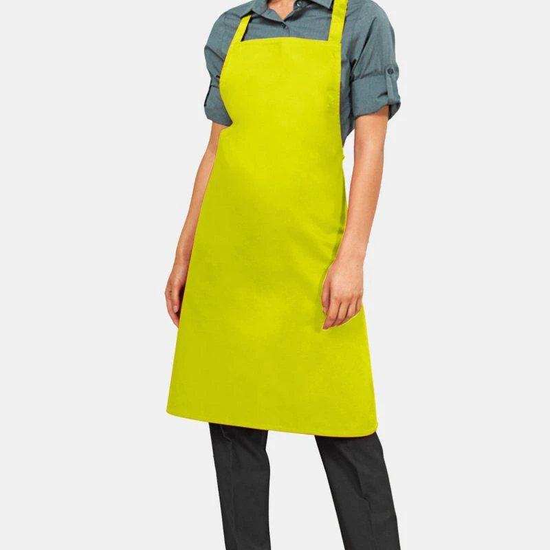 商品Premier|Premier Ladies/Womens Apron (no Pocket) / Workwear (Lime) (One Size) (One Size) ONE SIZE,价格¥123,第2张图片详细描述