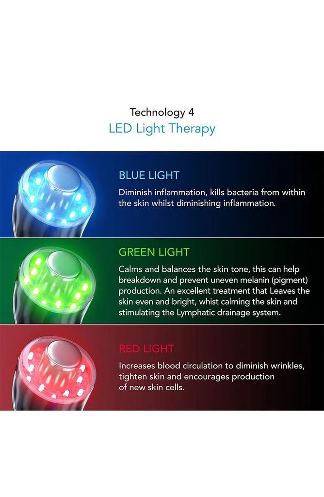 商品PURE DAILY CARE|Luma 4-in-1 Skin Therapy Wand - Ion Therapy LED Light Machine,价格¥661,第3张图片详细描述