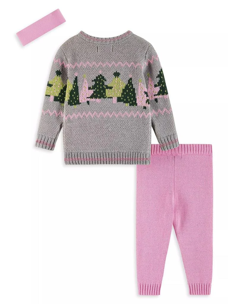 商品Andy & Evan|Baby Girl's 3-Piece Knit Sweater, Leggings, & Headband Set,价格¥443,第2张图片详细描述