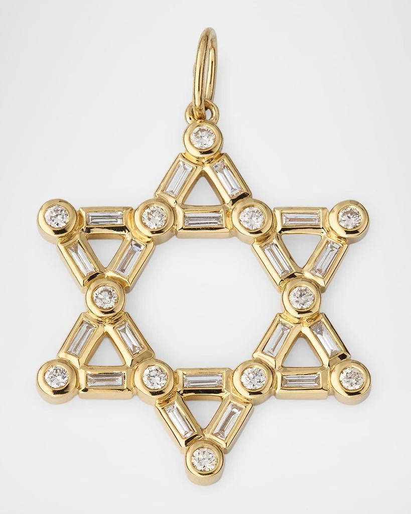 商品Sydney Evan|Men's 14K Gold Diamond Star Of David Pendant,价格¥13930,第1张图片