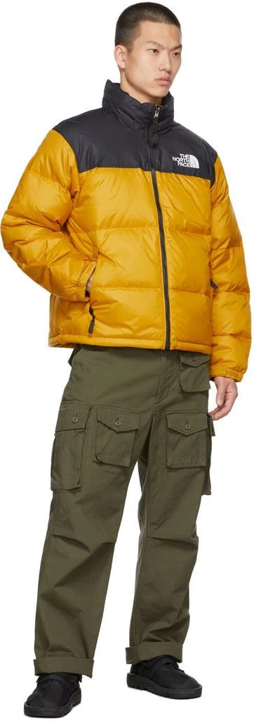 The North Face Yellow & Black Down 1996 Retro Nuptse Puffer Jacket 4