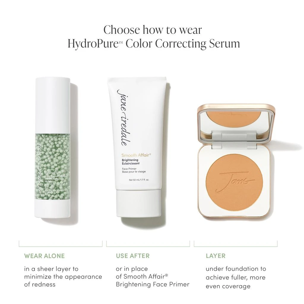 jane iredale HydroPure Color Correcting Serum with Hyaluronic Acid and CoQ10 1 fl. oz 商品