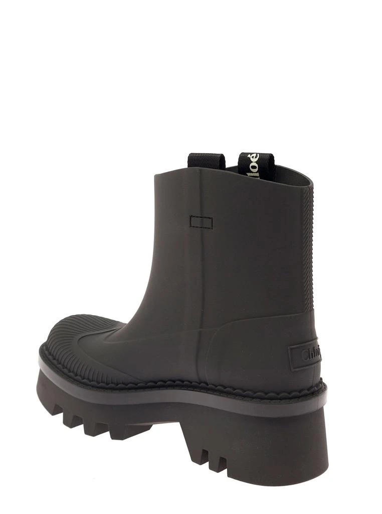 商品Chloé|Black raina Mid-calf Rain Boot In Organic Rubber Woman,价格¥3067,第3张图片详细描述