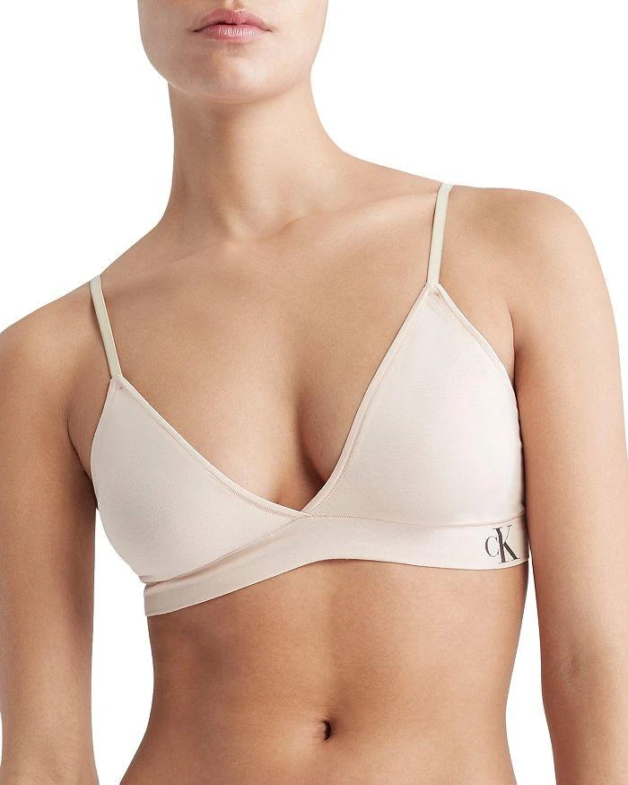 商品Calvin Klein|Flex Fit Lightly Lined Triangle Bralette,价格¥280,第1张图片详细描述