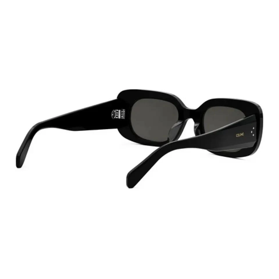 商品[国内直发] Celine|赛琳 字母标识 塑料 不规则形 太阳眼镜 女款 黑色,价格¥2865,第9张图片详细描述