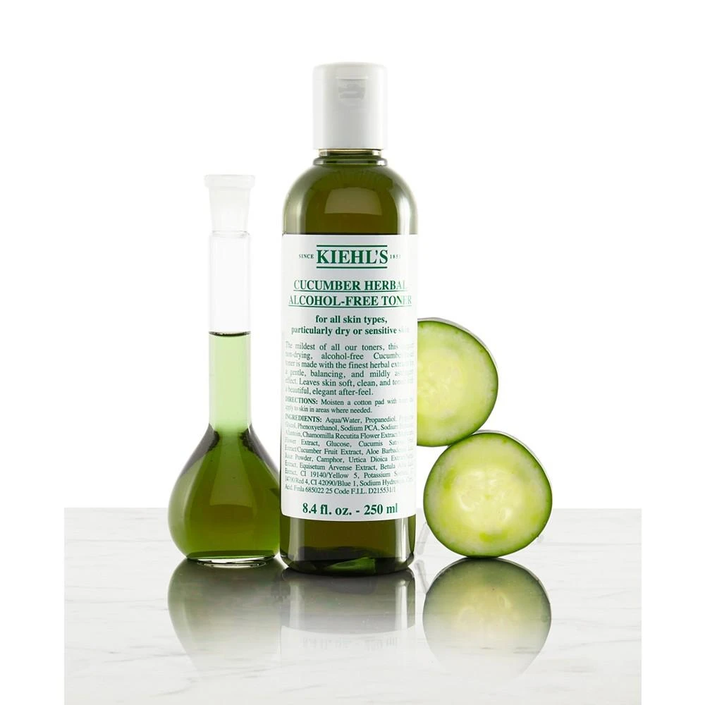 商品Kiehl's|Cucumber Herbal Alcohol-Free Toner, 8.4-oz.,价格¥184,第5张图片详细描述