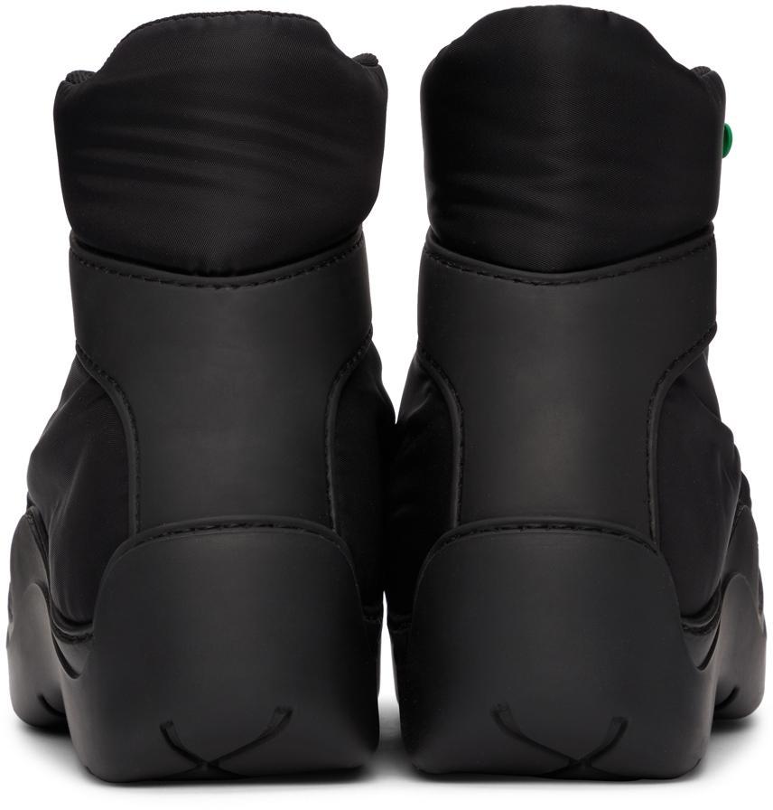 商品Bottega Veneta|Black & Green Puddle Bomber Boots,价格¥9326,第6张图片详细描述