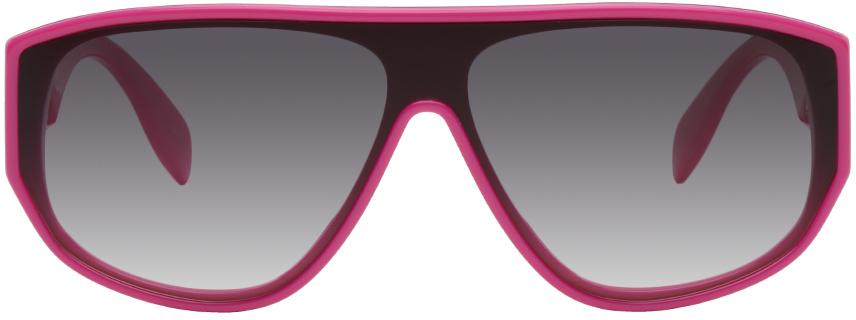 Pink Graffiti Mask Sunglasses商品第1张图片规格展示