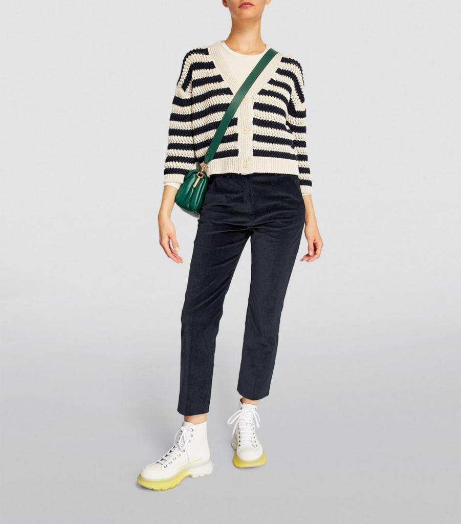 商品Weekend Max Mara|Corduroy Slim Trousers,价格¥1377,第4张图片详细描述