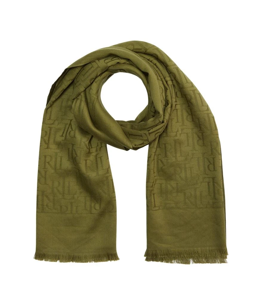 商品Ralph Lauren|Logo Jacquard Scarf,价格¥584,第1张图片