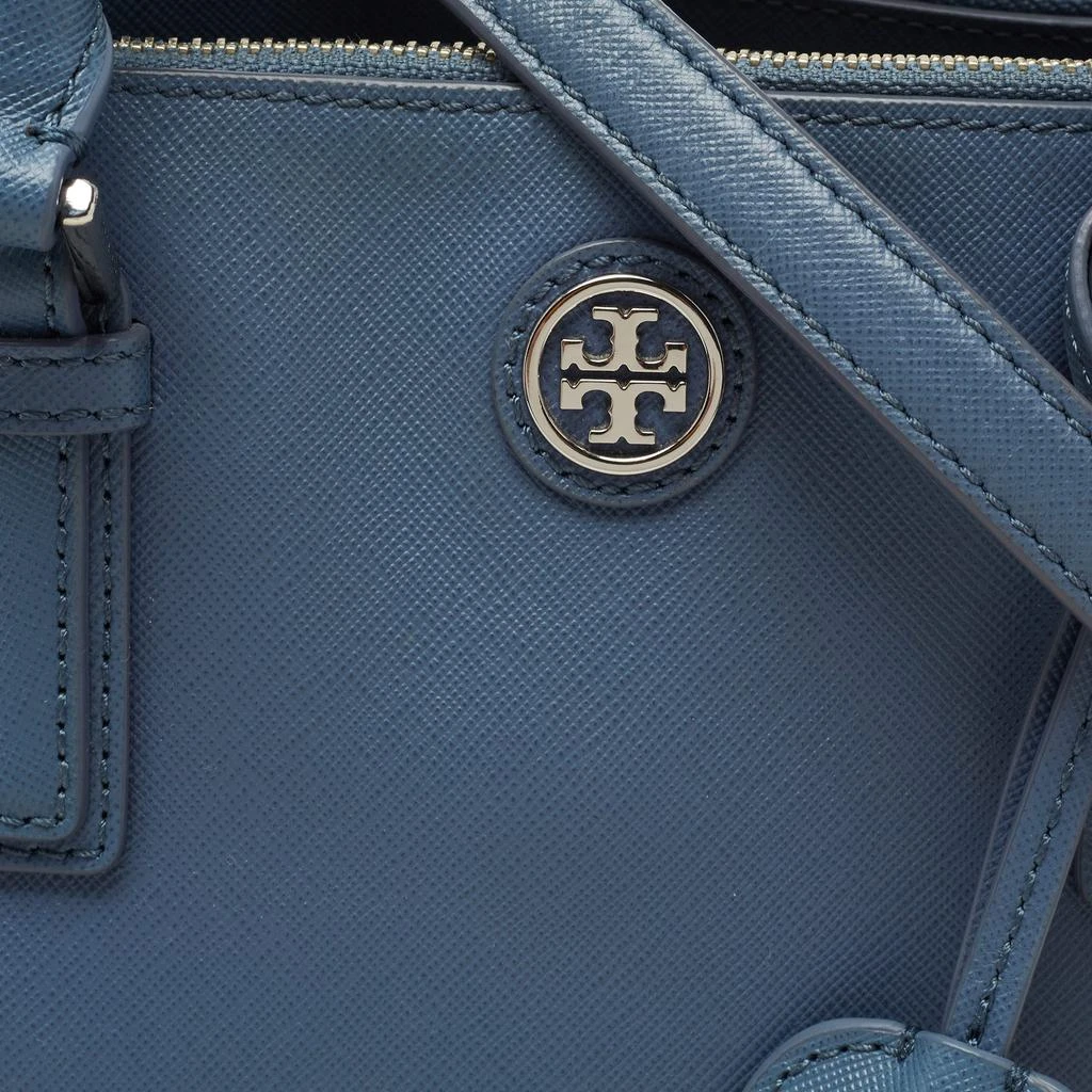 商品[二手商品] Tory Burch|Tory Burch Blue Leather Mini Robinson Double Zip Tote,价格¥921,第5张图片详细描述