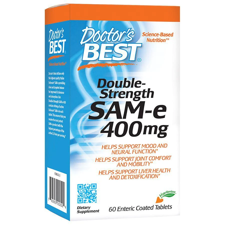 商品Doctor's Best|双强度SAMe肠溶片 ,价格¥447,第1张图片